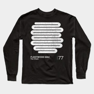 Fleetwood Mac / Minimalist Style Graphic Fan Artwork Design Long Sleeve T-Shirt